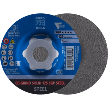 CC-GRIND SOLID 125 SGP STEEL