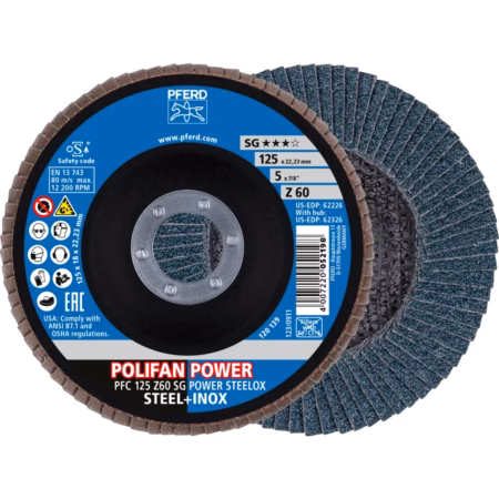 LAMELLSKIVA PFC 125 Z60 SG POWER STEELOX