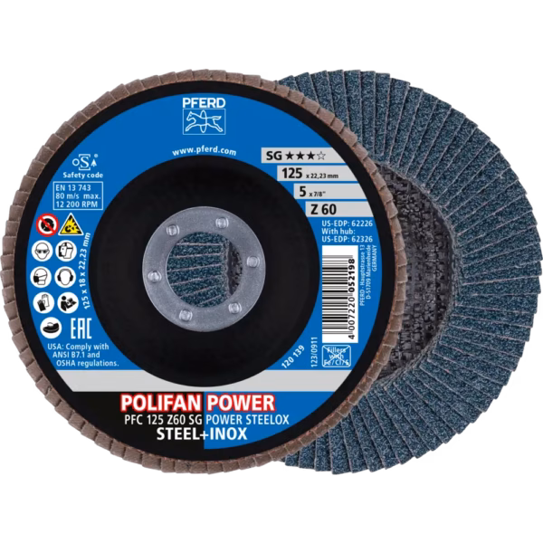 LAMELLSKIVA PFC 125 Z60 SG POWER STEELOX