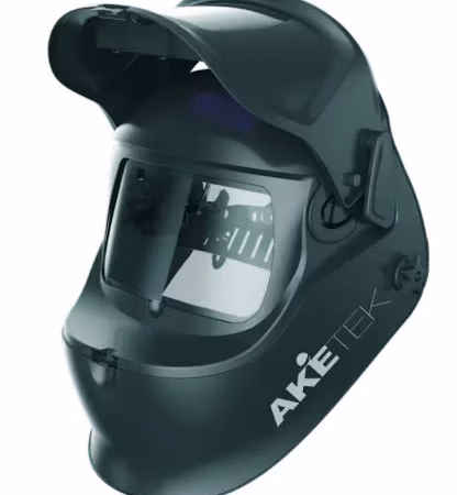 Svetshjälm Aketek  LIFT-UP Svart med  svetsglas, svart, art. 8100