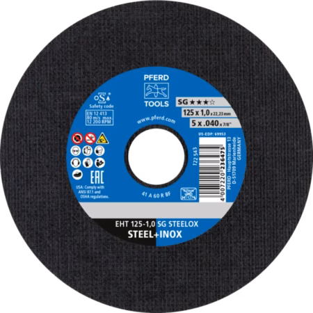 KAPSKIVA EHT 125-1,0 SG STEELOX 25 St