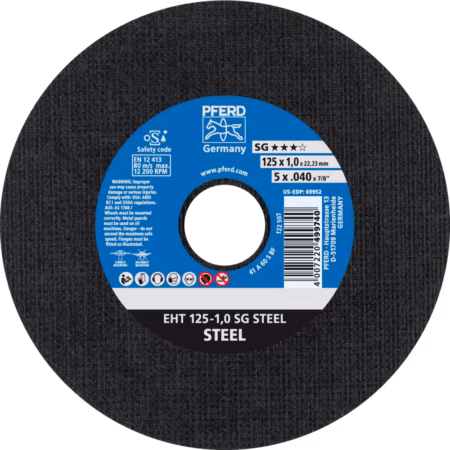 KAPSKIVA EHT 125-1,0 SG STEEL 25 St