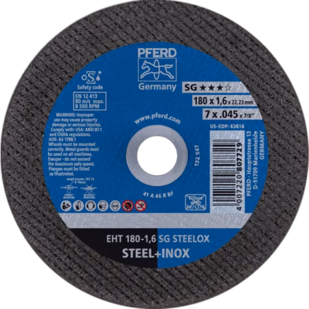 Kapskiva SG-INOX 178x1,6mm 25 st