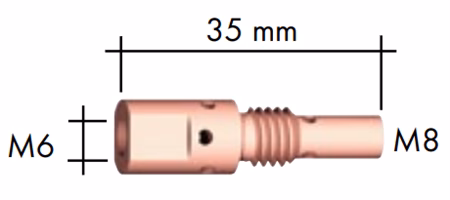 Kontaktrörsfäste TR25